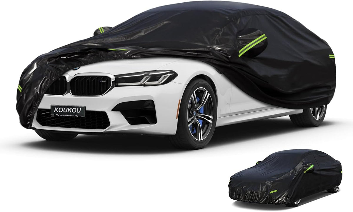 KouKou Car Cover Waterproof All Weather, 7 Layers Outdoor Car Covers
