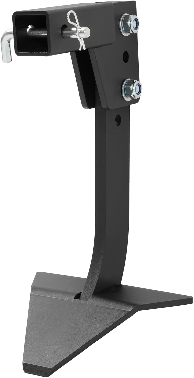 ALMULOO Hitch Mounted Trencher Compatible with CAT 0 CAT 1 with 2" Receiver Adapters Black Trenching Subsoiler Steel Powder Coated