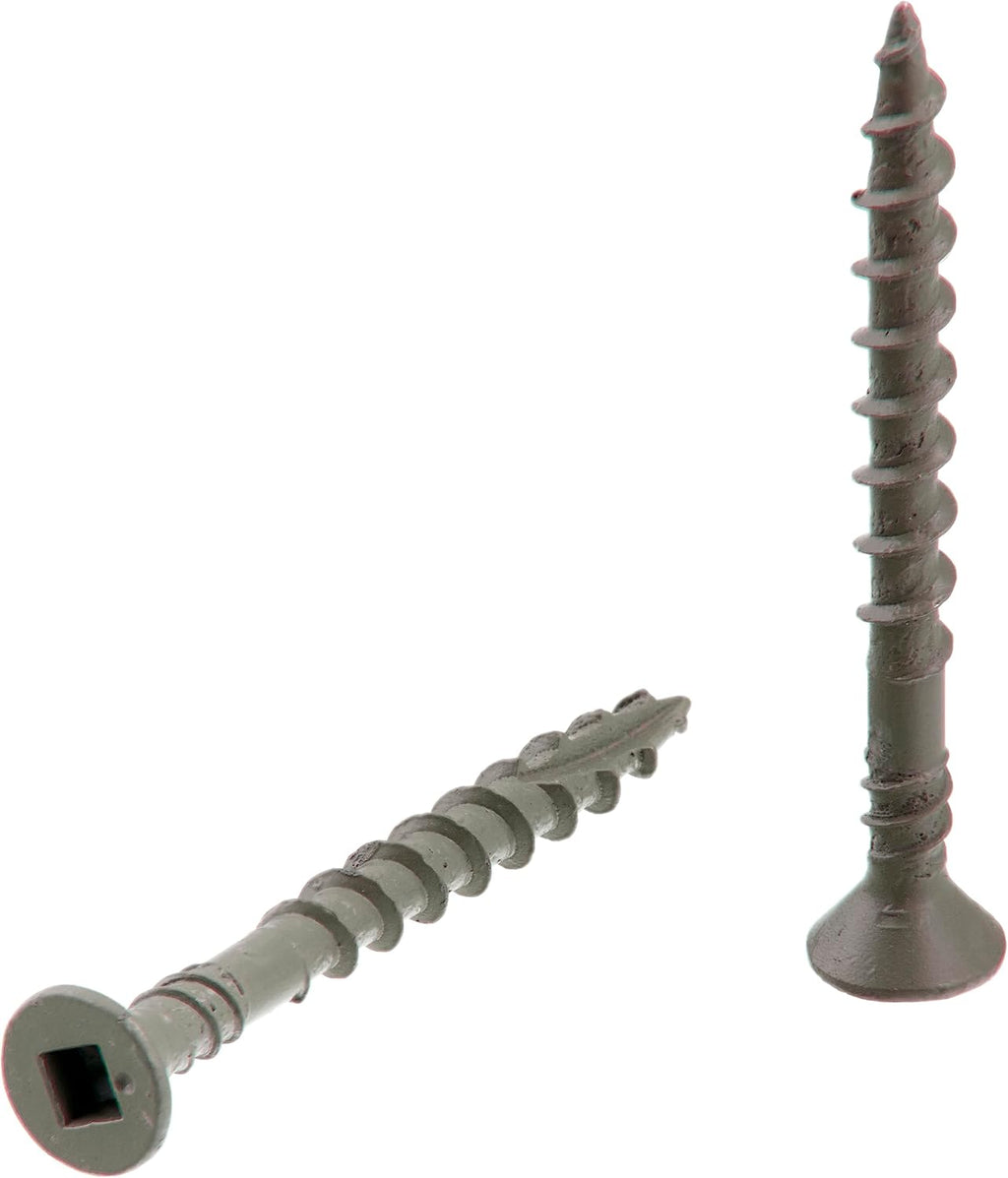 senco duraspin#8x1-3/4 collated ext decking, dock screw (08d175w), close-up detail