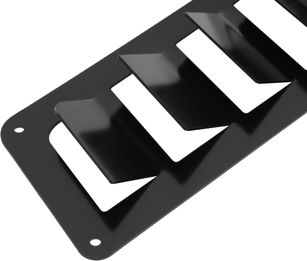 ALMULOO Universal Hood Vent Cooling Panel Front Hoods Air Intake Vent | Cooling Scoop Bonnet Cover Steel Electrophoresis Primed Black