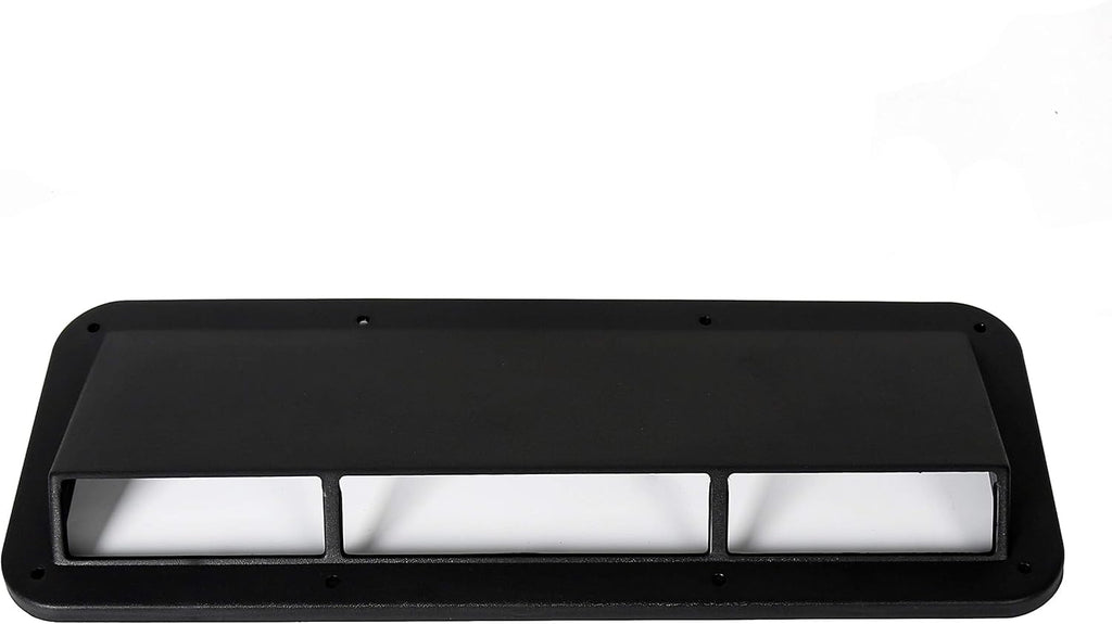 ECOTRIC Cowl Vent Scoop Compatible with 1978-1995 Jeep CJ Wrangler YJ Air Vent Scoop Ram Air Induction Hood Scoop Ram Replacement for 13307.01
