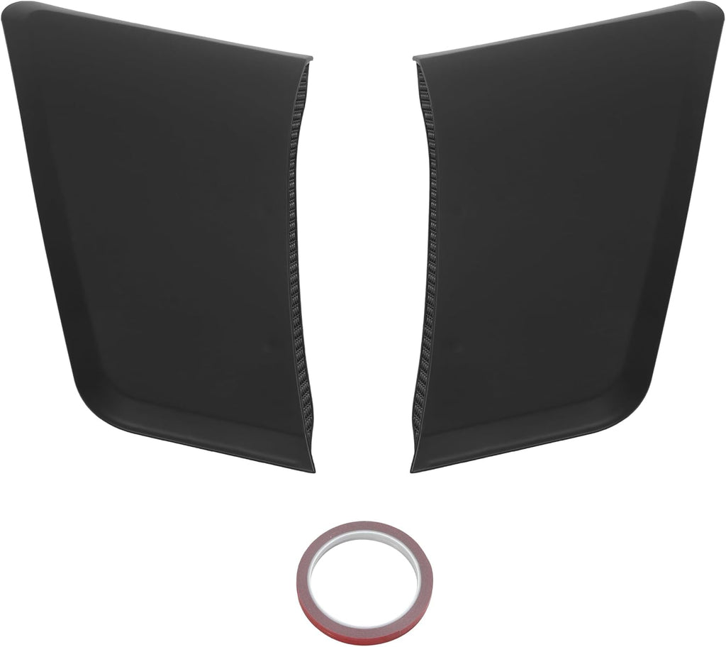 Rear Quarter Panel Side Scoop Compatible with 2015-2023 Ford Mustang All Model Rear Fender Penal Flare Side Scoops Vents Performance Primer Matte Black Plastic