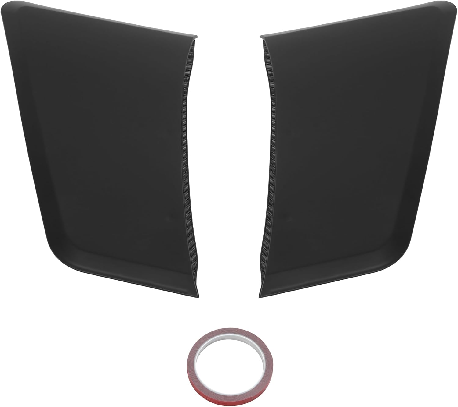Rear Quarter Panel Side Scoop Compatible with 2015-2023 Ford Mustang All Model Rear Fender Penal Flare Side Scoops Vents Performance Primer Matte Black Plastic