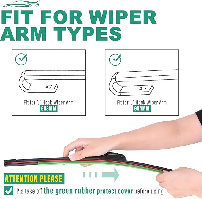 26" 19" 16" Windshield Wiper Blades Replacement - Image 8