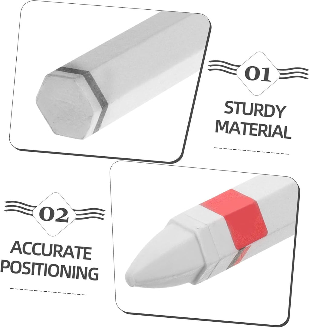 SHINEOFI 2pcs Tire Marking pen for Car Wax Tire Marker Pens for Vehicle Motorcycle Bike Maintenance Marking And Repairing White
