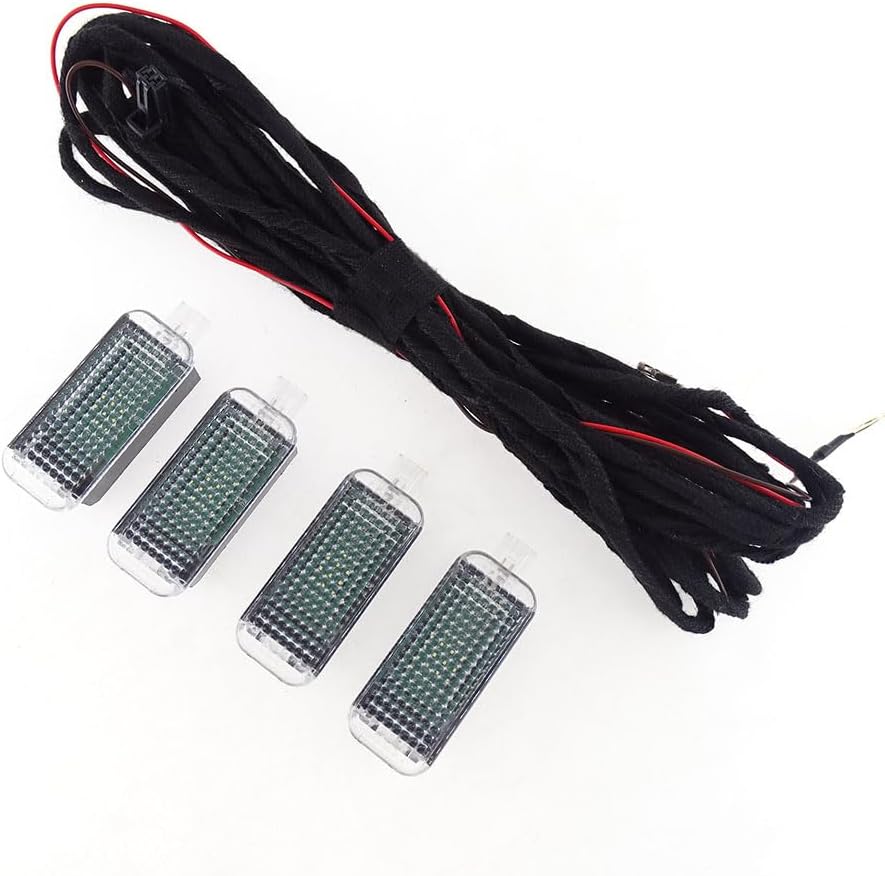 1Set Car Glove Box Light with Wiring Harness Cable for Passat B6 B7 Golf MK6 A6 A7 A8 Q5 TT RS6 7 TTRS Octavia Leon 3AD947409 3AD 947 409