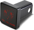 Bully CR-007D Black Finish ABS Plastic Universal Fit Truck Dodge RAM Logo LED Brake Light Hitch Cover Fits 2" Hitch Receivers for Trucks from Chevy (Chevrolet), Ford, Toyota, GMC, Dodge RAM, Jeep