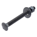 1/2 in. x 5 in. black carriage bolt, main product view