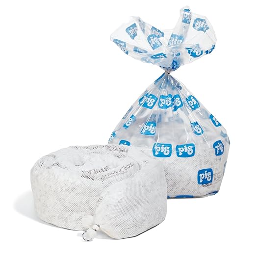 PIG Oil Boom - Oil-Only Absorbent Boom - 2 Pack - 8" x 10' Boom - Absorbs up to - Image 2