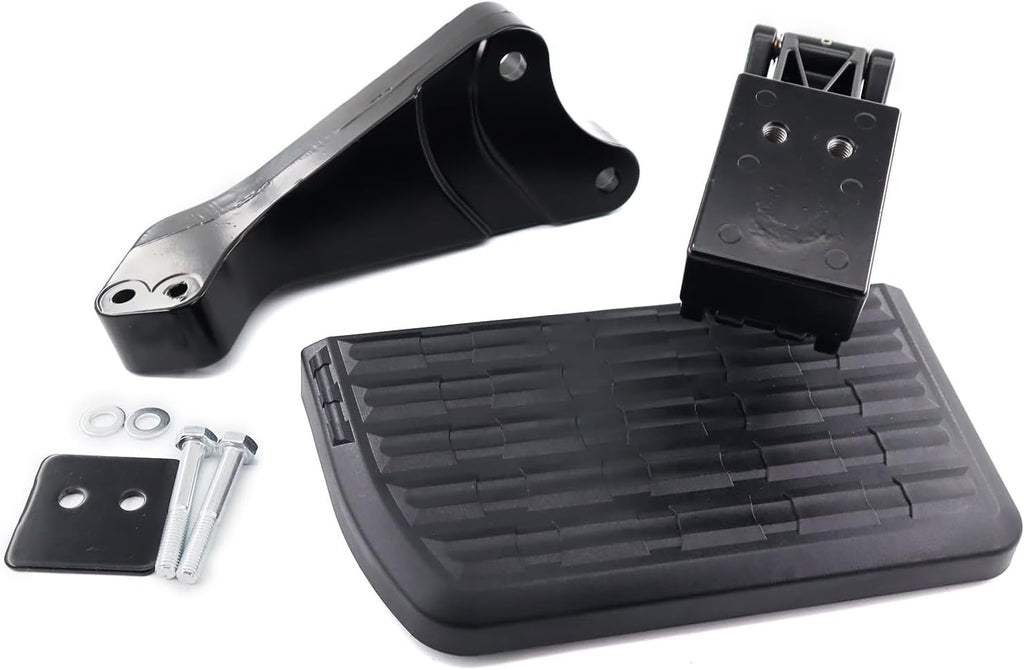 75302-01A Rear Bed Step Retractable Bumper Step for Ford F150 2006-2014, Folding Truck Tailgate Step