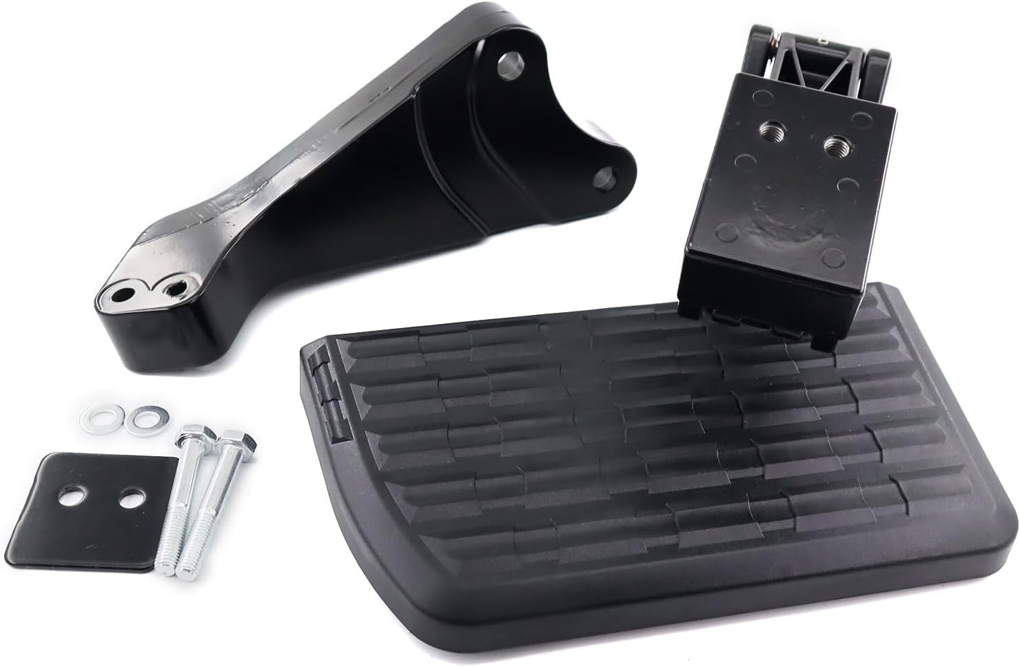 75302-01A Rear Bed Step Retractable Bumper Step for Ford F150 2006-2014, Folding Truck Tailgate Step