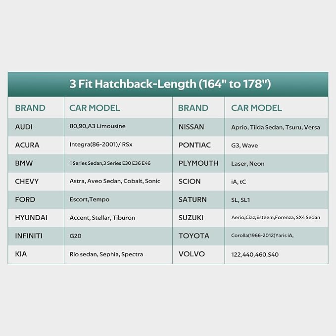 Hatchback Car Cover Waterproof All Weather - Image 5