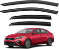 Window Visors Rain Guards for 2019 2020 2021 2022 2023 2024 Kia Forte,