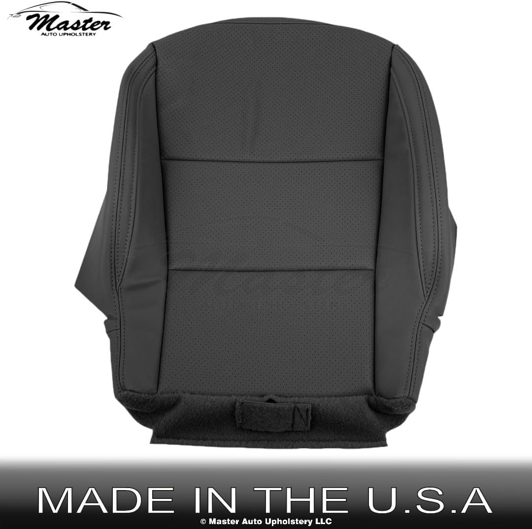 Master Auto Upholstery 2012-2019 fits Hyundai Santa Fe Genuine Leather Front Driver Bottom Cover Black