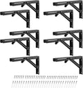 5 pairs (10 pcs) 12 inch folding shelf, main product view