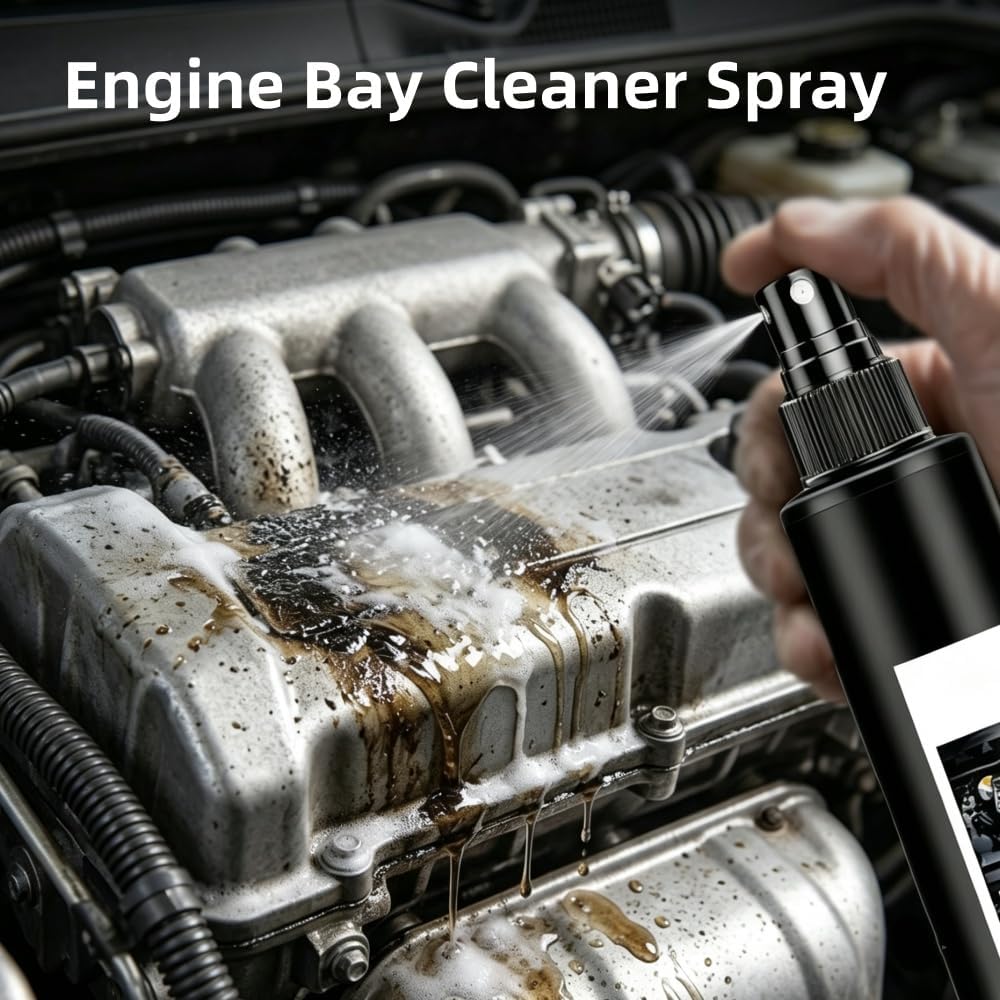 Heavy Duty Engine Bay Cleaner and Degreaser Spray for Car (2Set, one size) | Fast-Acting Formula, Automotive Use, Engine Bay Cleaning, Degreaser Spray, Car Care