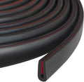 Rubber Edge Trim, 1/16" Self Adhesive Flexible U Channel Edge Protecter by YANRUIPRO
