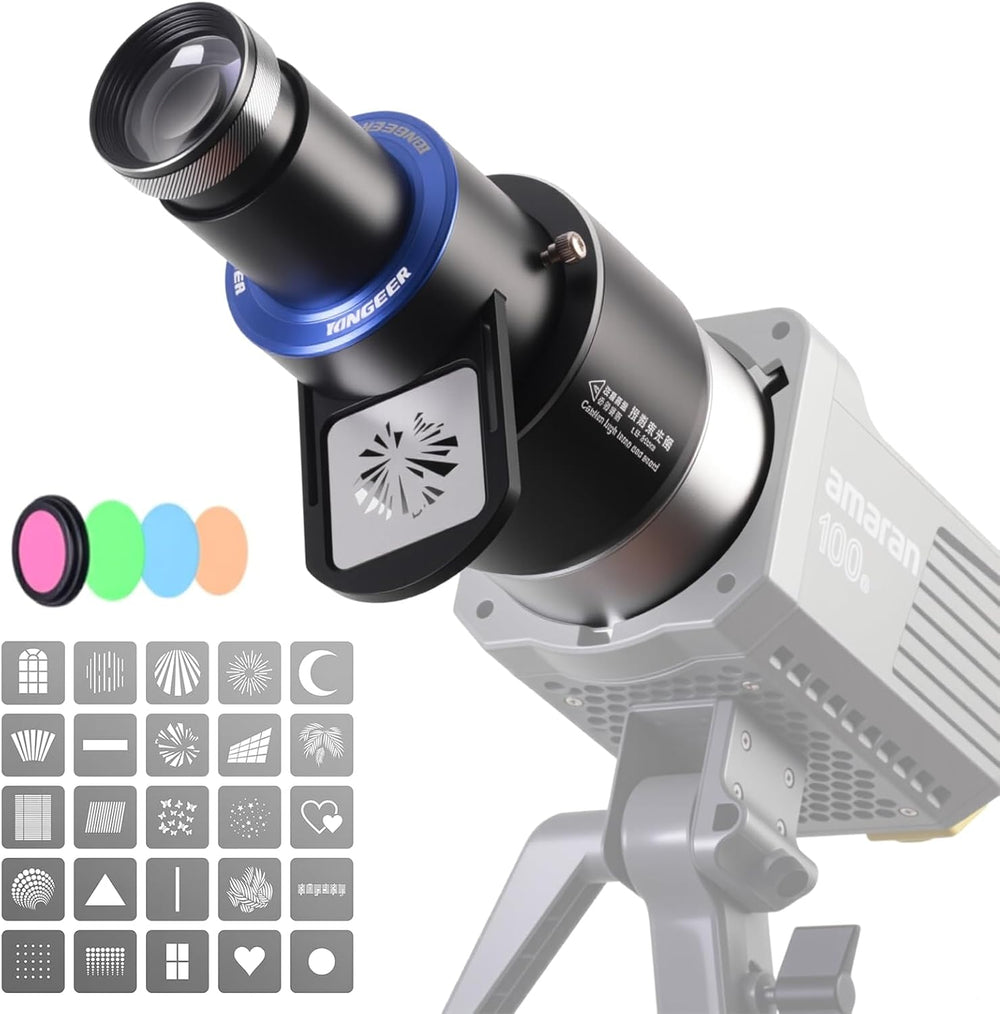 Bowens Mount Projector Attachment,Spotlight Optical Snoot Photography kit for...