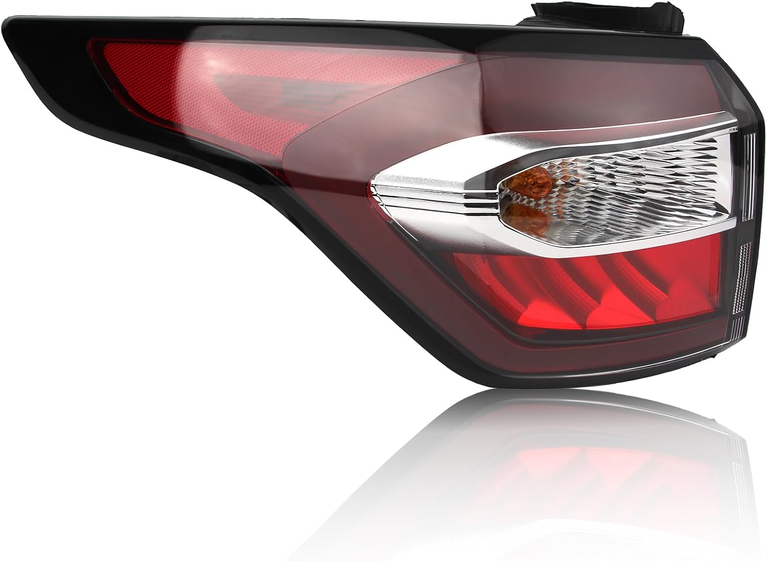 Tail Light Compatible with 2017 2018 Ford Escape S SE SEL Titanium Left | Rear Taillights with Bulb and Harness Driver Side Tail lamp Assembly OE: GJ5Z13405C