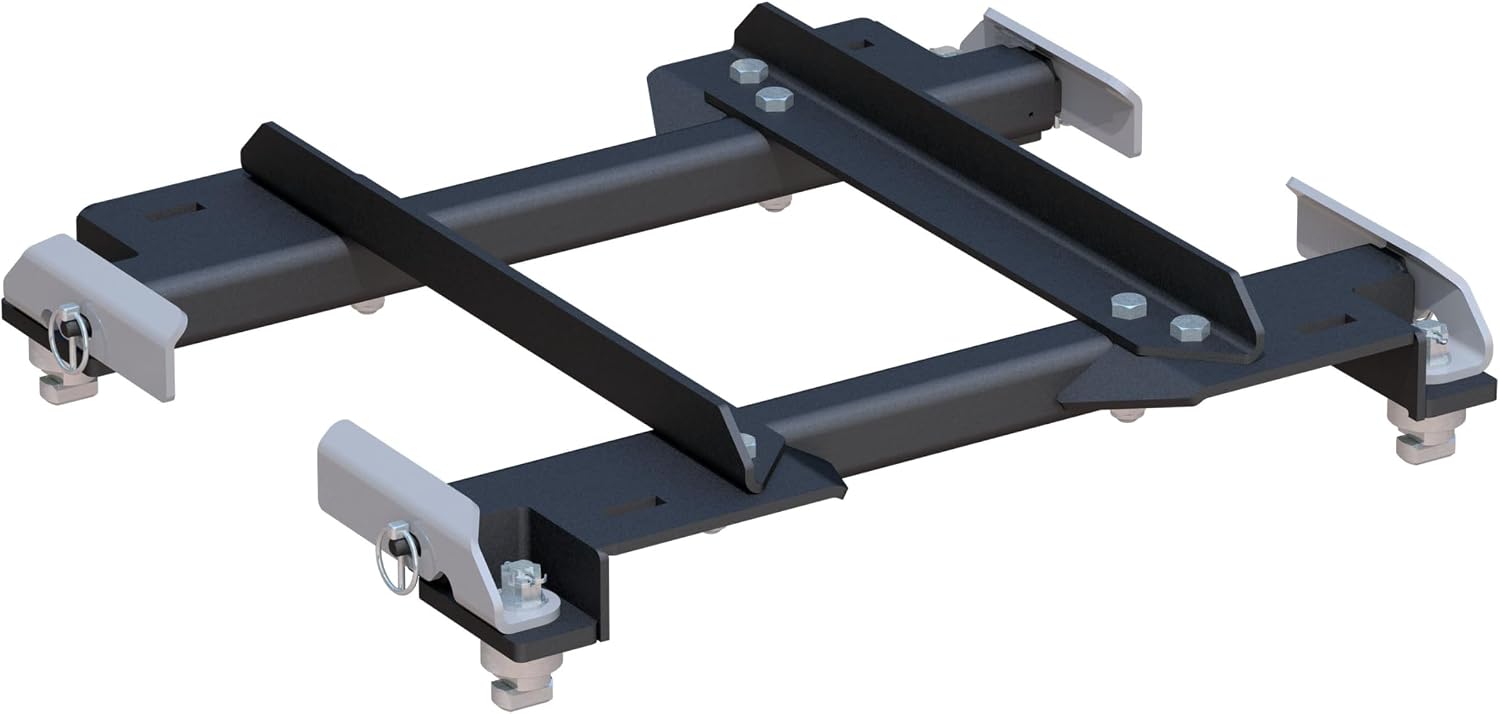 CURT 16023 Replacement Chevrolet Silverado, GMC Sierra 2500, 3500 HD Puck System 5th Wheel Roller Adapter, 20,000 lbs, Hitch Head and Roller Required