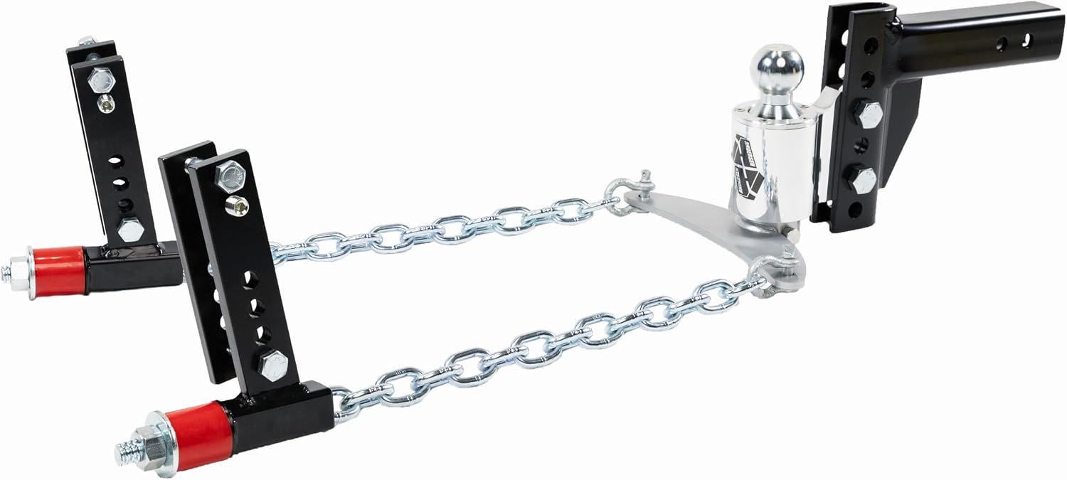 Andersen Hitches Weight Distribution Hitch 2-1/2 Inch Shank 6 Inch Drop 2-5/16 Inch Ball 16K GTWR 3 4 5 6 Inch Brackets