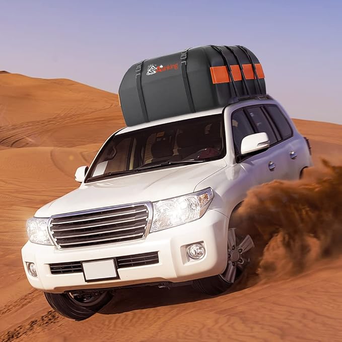 Car Rooftop Cargo Carrier Bag, 15 Cubic Feet Waterproof Heavy Duty 840D Car - Image 7