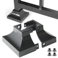 1.25" aluminum deck post base cover, skirt, handrail, main product view