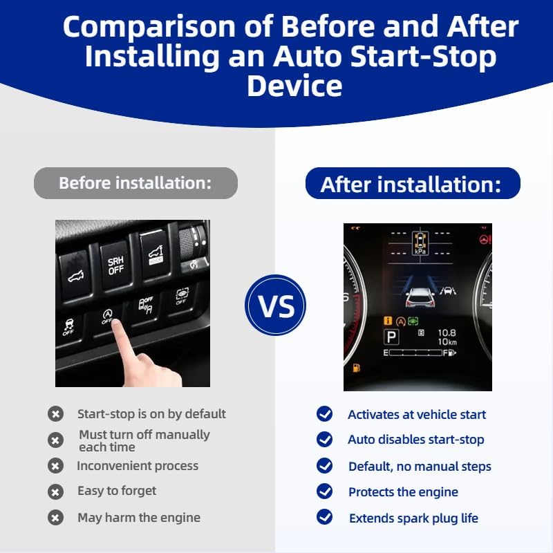 Auto Start Stop Eliminator for Honda CR-V 2023 2024 2025 Auto Start-Stop Disable Delete Eliminator Canceller Error Free Stop-Start Bypass Device Module