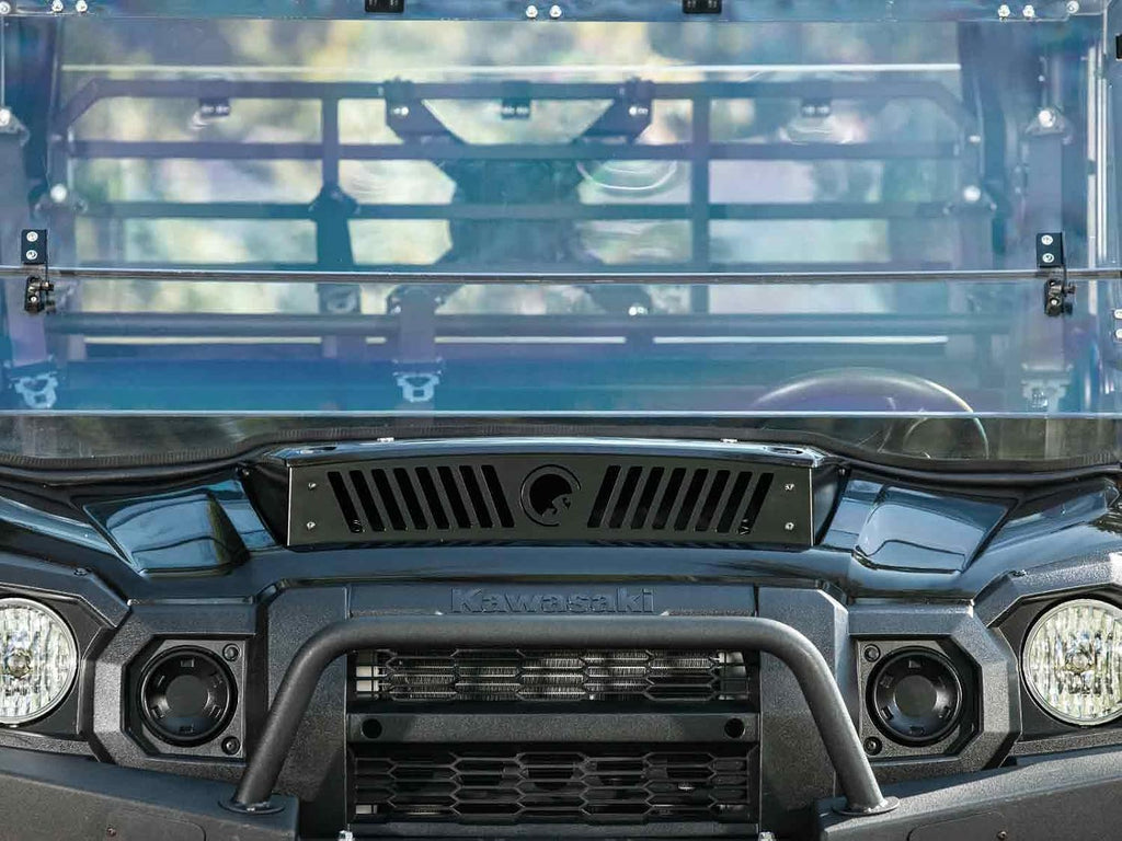 SuperATV Hood Scoop for 2016+ Kawasaki Mule Pro (See Fitment) | Made of Heavy Duty Steel Plating | Increases Airflow to Your Cab | Powder coated for Extra Durability