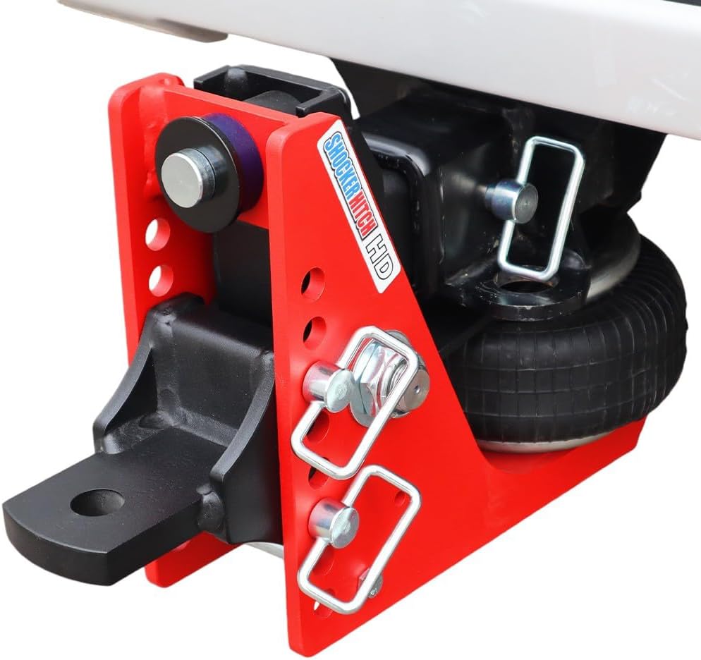 Shocker HD 20K Air Hitch & Farm Mount Towing Kit Fits 2-1/2" Hitch. Has, Pintle Hook, Drawbar & Clevis
