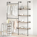 industrial pipe clothing rack, main product view