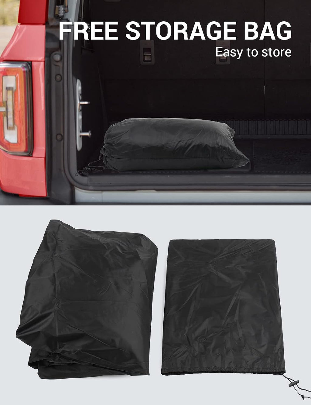 proadsy custom fit car cover for 2021-2026 ford, package contents