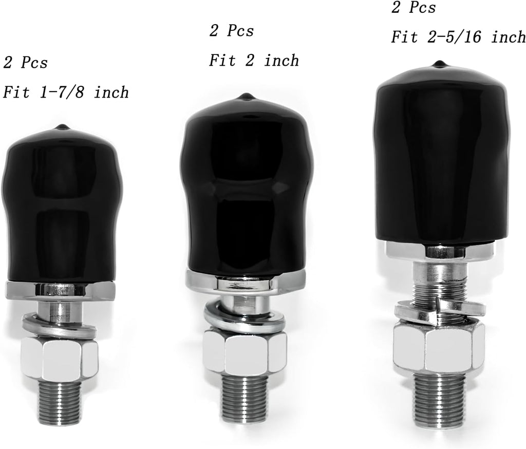 6-Pack Trailer Hitch Ball Covers, 1-7/8",2",2-5/16" Towing Ball Dustproof Antirust Protective Caps, fit SUV Trucks RV Boat Caravan Trailer Ball & More Accessories (Black)