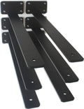 16 inch black hidden l shelf bracket (1/5, main product view