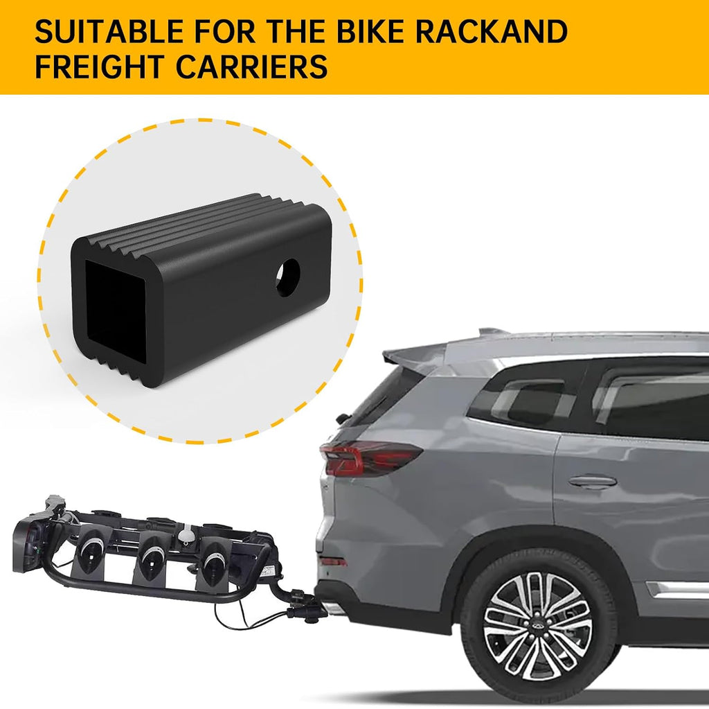 2 inches to 1-1/4 inches Hitch Receiver Adapter Insert Sleeve Mount Adapter,2" to 1-1/4" Trailer Hitch Adapter Receiver Converter for Bike Rack and Cargo Carriers