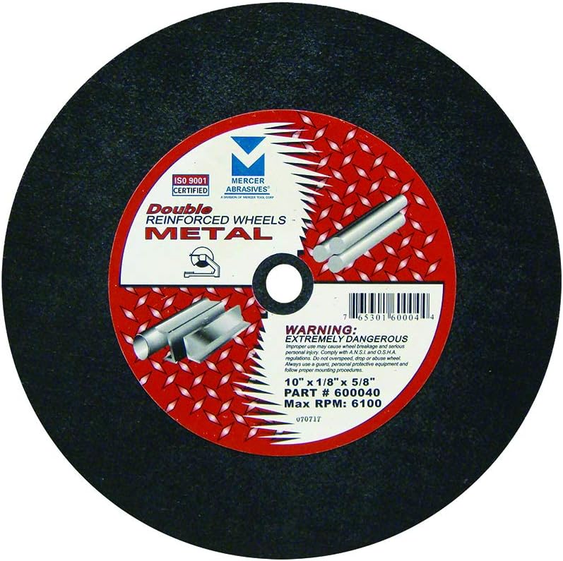 mercer industries 600040-10" x 1/8" x 5/8" stationary, main product view