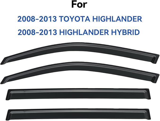 Window Visors Rain Guards Shield - Image 2