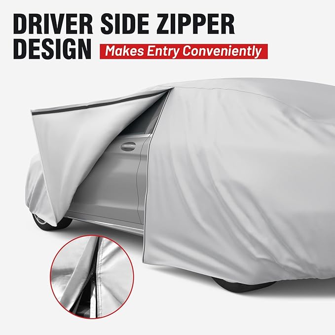 Favoto Car Cover Waterproof Outdoor - Image 3