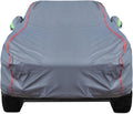 Breathable New Material, Waterproof Car Cover, Locks and Zipper Doors,
