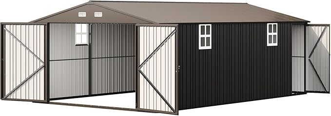 Jocisland 13.2x20.7x8.4 FT Heavy Duty Carport, Metal carport - Image 8