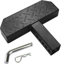 KAYCENTOP Universal Hitch Step 2 Inch Receiver, Anti Slip Tow Bumper Step Guard, Black Tow HitchSteps for Pickup Truck Car SUV with Pin, Weight Capacity 600 LBS
