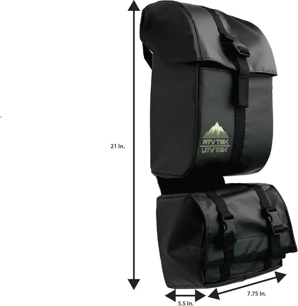 ATV TEK, Black Arch Series Fender Bag, for ATV, Hunting, and Fishing