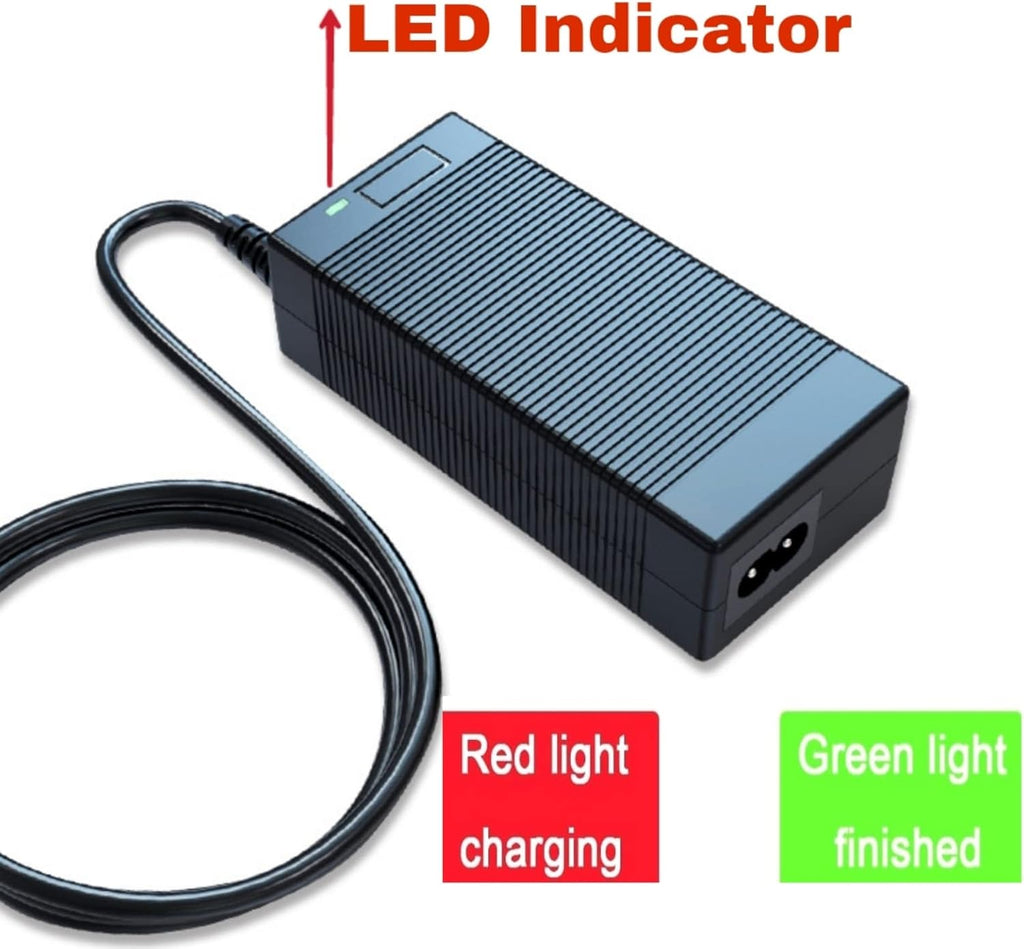 [Verified Fit] 42V Charger for isinwheel S9 Pro S9 Max U1 M10, iScooter i9/i9 Pro/ i8/i8L/1S, GoTrax G3 G4, GXL V2, Apex XL, Glider, Rival, XR Elite & Nova Pro, Glide Pro, SRX Pro, Infinity Pro(36V)