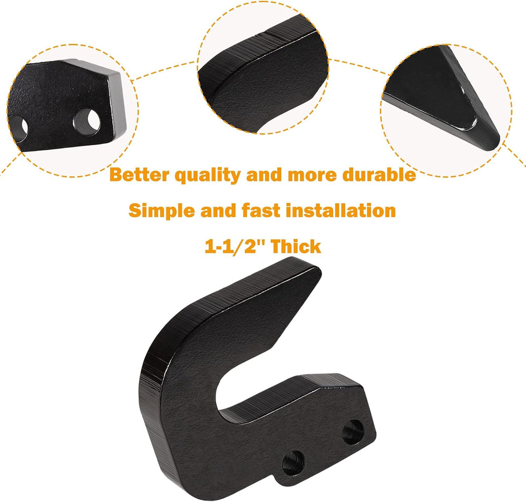 E-cowlboy Top Hook for Cat 1 Quick Hitch，Fit for Harbor Freight