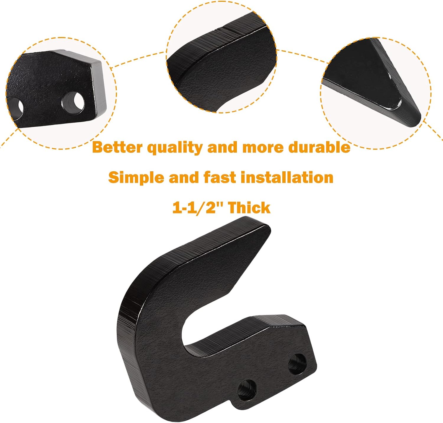 E-cowlboy Top Hook for Cat 1 Quick Hitch，Fit for Harbor Freight