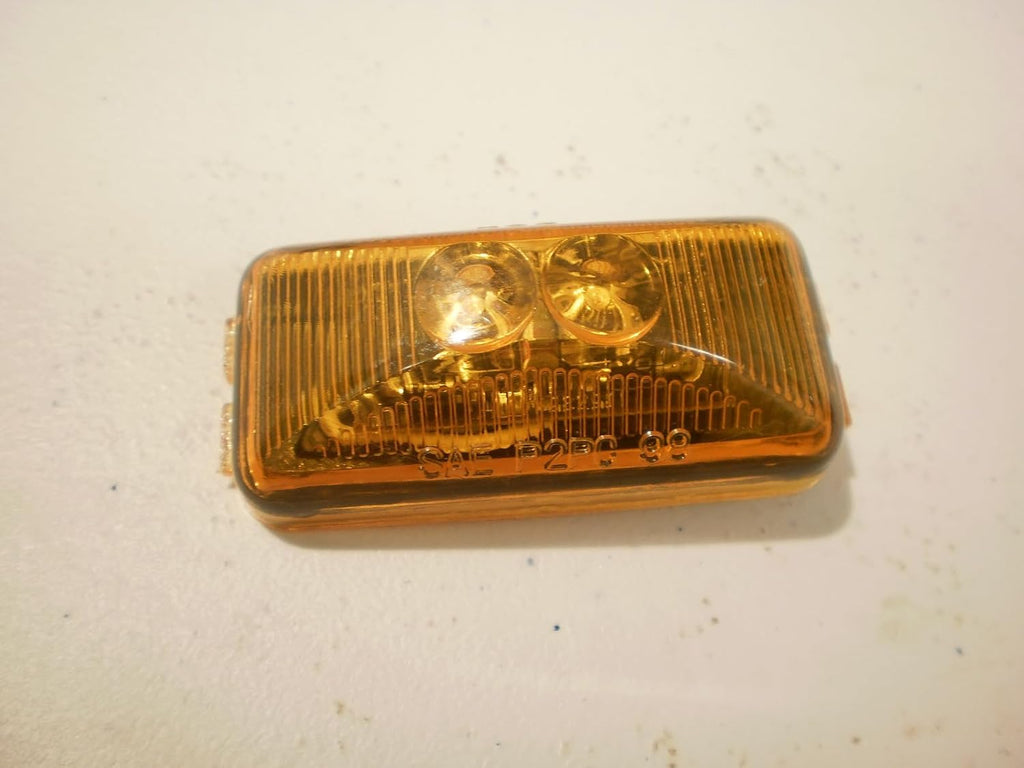 1.2 x 2.5 Amber LED Snap in Trailer Marker Light Truck Camper Horse RV