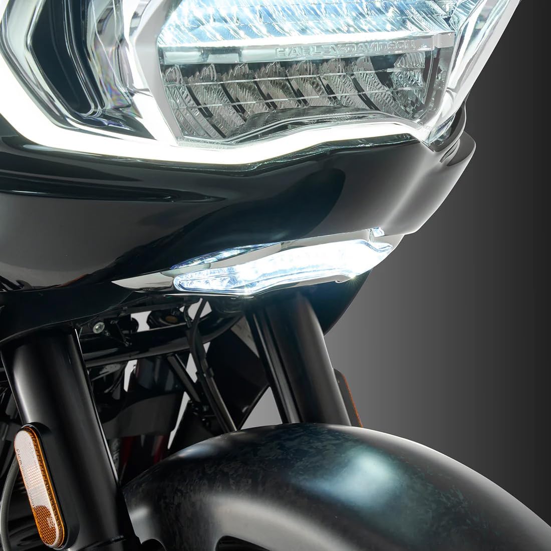 LED Lower Fairing Light Running Turn Signal For Touring Road Glide FLTRX 2024-UP,CVO Road Glide FLTRXSE,CVO Road Glide ST FLTRXSTSE 2024-UP,Plug-and-Play