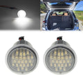 2Pcs White LED Trunk Luggage Compartment Light Light for 2011-2021 J'eep Grand Cherokee WK2 2011-2024 Do'dge Durango Led Interior Trunk Cargo Area Lamp Replacement OEM Clear Lens
