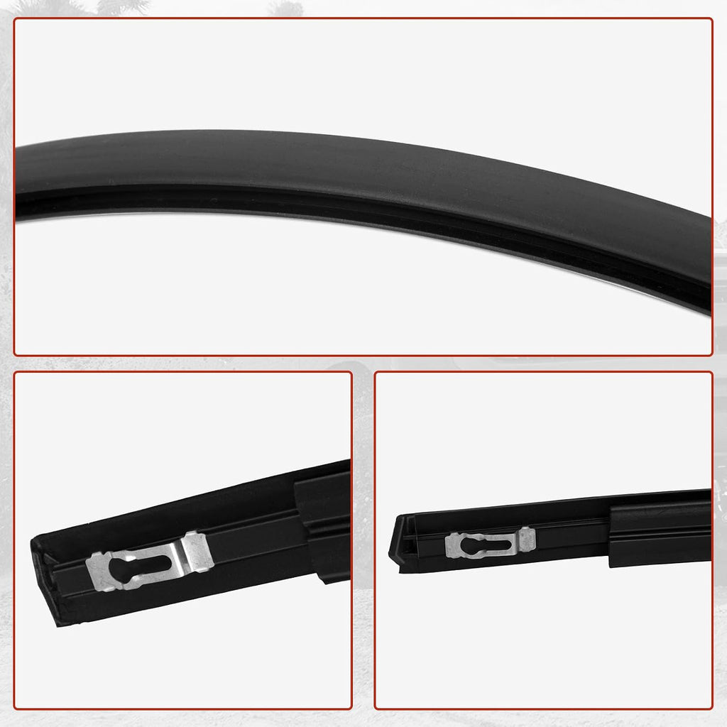 2Pcs Roof Trim Molding Kit Compatible with Honda Civic Sedan 4-Door 2012 2013 2014 2015 Left & Right Side Rubber Roof Moulding Drip Stripping Replace# 74316TR0A01 74306TR0A01 74316TR0A11 74316TR0A12