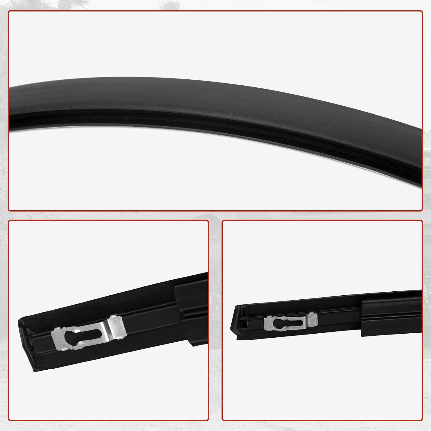 2Pcs Roof Trim Molding Kit Compatible with Honda Civic Sedan 4-Door 2012 2013 2014 2015 Left & Right Side Rubber Roof Moulding Drip Stripping Replace# 74316TR0A01 74306TR0A01 74316TR0A11 74316TR0A12